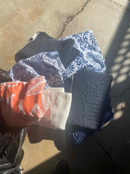 Photo of free Misc shower curtains/rugs/table (Bird/Fuller) #1