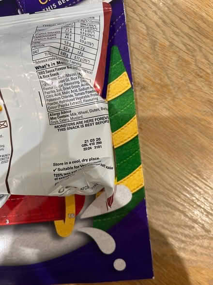 Photo of free Crisps,etc… (Stanground) #3