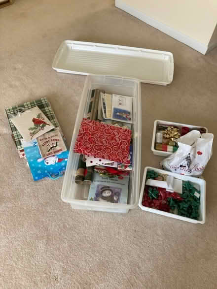 Photo of free Christmas wrapping, tags, boxes (New Milford) #1
