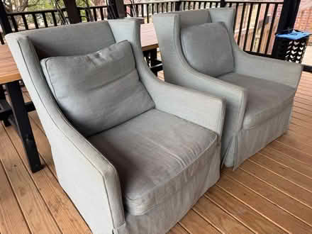 Photo of free Sofa and swivel chairs (Chevy chase DC) #1