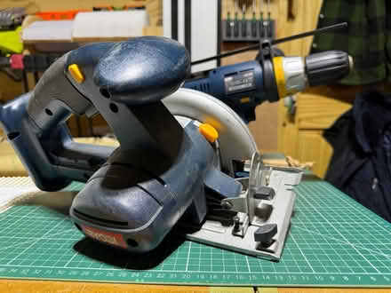 Photo of free Ryobi Blue 18V Battery Tools… (WOODNEWTON, Nr. OUNDLE) #2