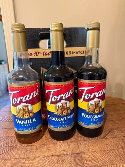 Photo of free Torani flavor syrups (Mill Valley) #1