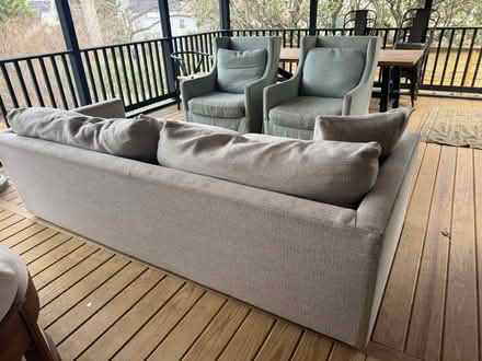 Photo of free Sofa and swivel chairs (Chevy chase DC) #3