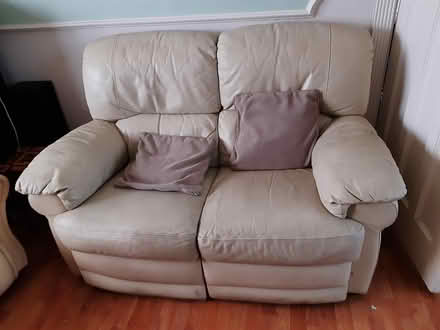 Photo of free 2 seater recliner sofa (Riddlesdown) #1