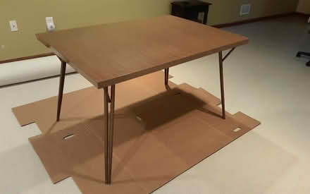 Photo of free Vintage folding table (Macomb Twp.) #1