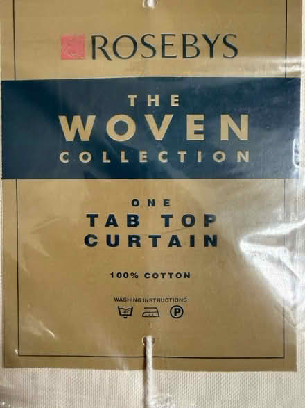 Photo of free Two Tab Top Curtain 46x90 (117x229) (BH8 Bournemouth) #2