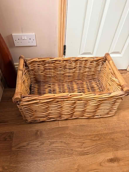 Photo of free 2x Large Wicker Storage Baskets (Chiswick W4) #4
