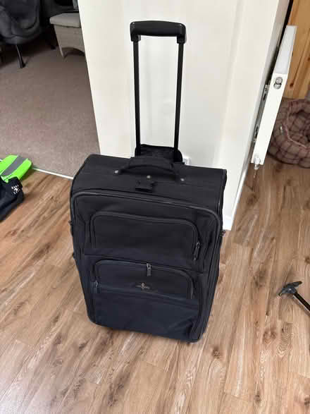 Photo of free Large black two wheeled suitcase (Shirley CR0) #1