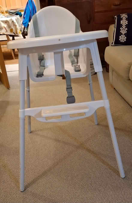 Photo of free White plastic high chair (Chard TA20) #1