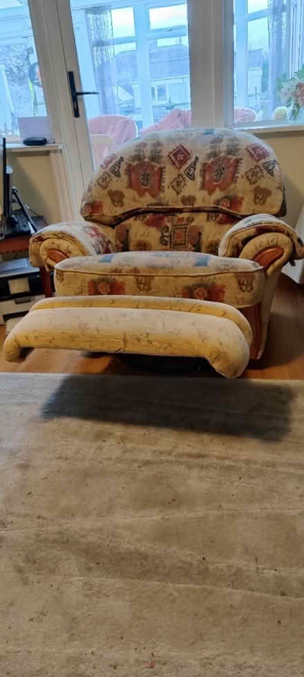 Photo of free Swivel recliner chair (Kimmage) #3