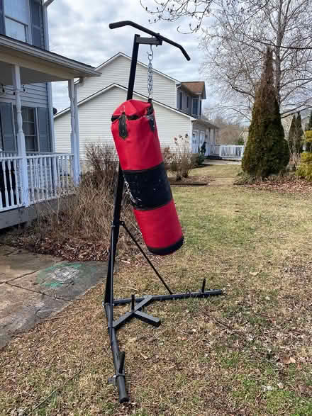 Photo of free exercise thing w punching bag (15 mill stone drive 28803) #1