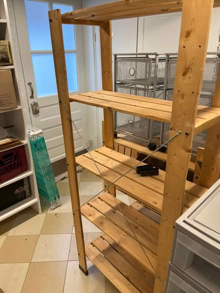 Photo of free IKEA wood shelves (Cleveland Park) #1