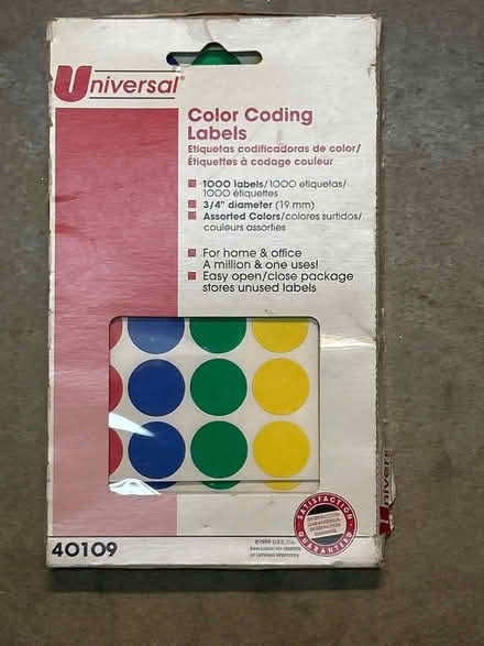 Photo of free Labels for yard sale items (Elkridge rte103 & rte100) #1