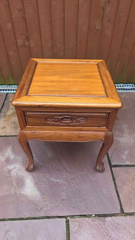 Photo of free solid wood oriental side table (Arnold NG5) #2