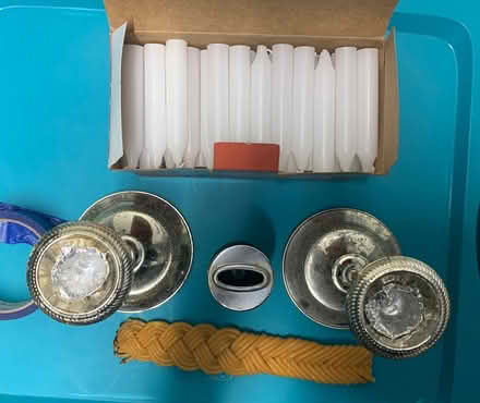 Photo of free Shabbat candlesticks, candles… (Chelsea) #2