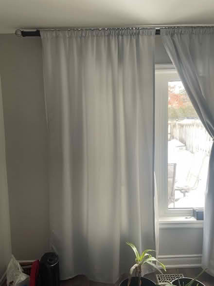 Photo of free 8’ tall curtain panel (Holland Landing) #1