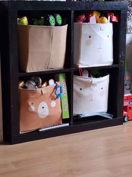 Photo of free Black 4 cube unit can be put on wall as got brackets on the (Bulwell NG6) #1