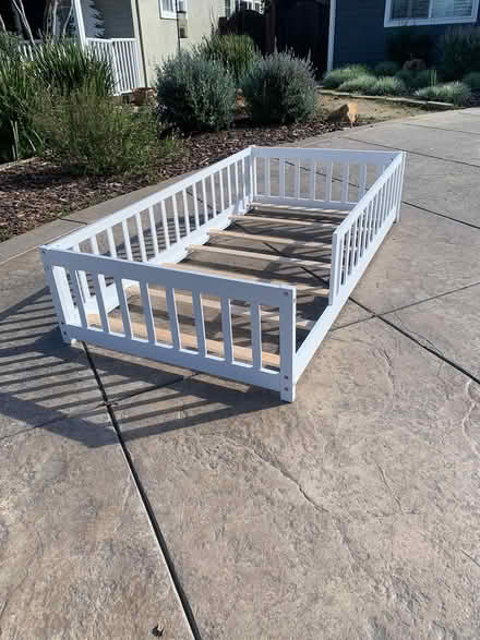 Photo of free White children's wooden bed (Cambrian) #1