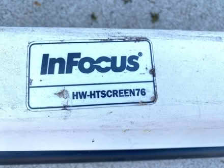 Photo of free Projector screen 4’x6’ (Near Highland Hospital) #3