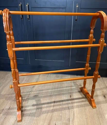Photo of free Wooden towel rail (Sainsburys GL52) #1