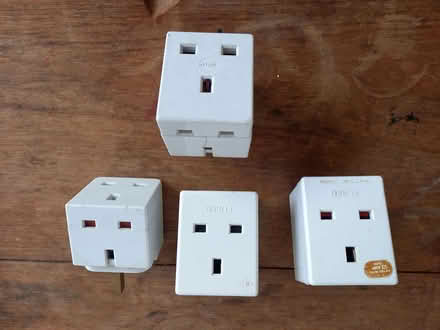 Photo of free Four 3 Way Plug Socket Adaptors (Leith Links EH6) #1