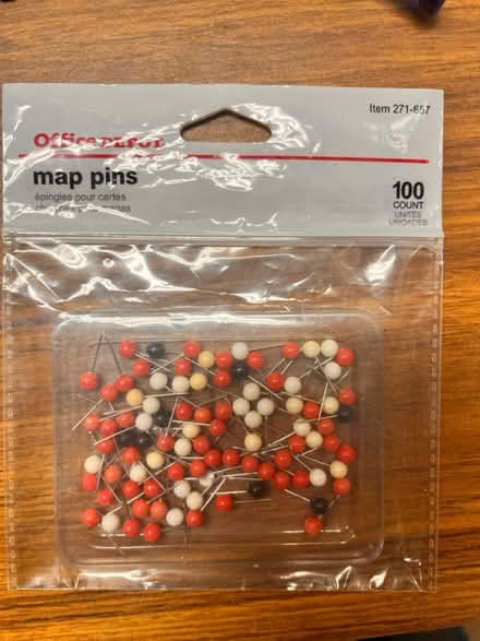 Photo of free Map pins (60015) #1