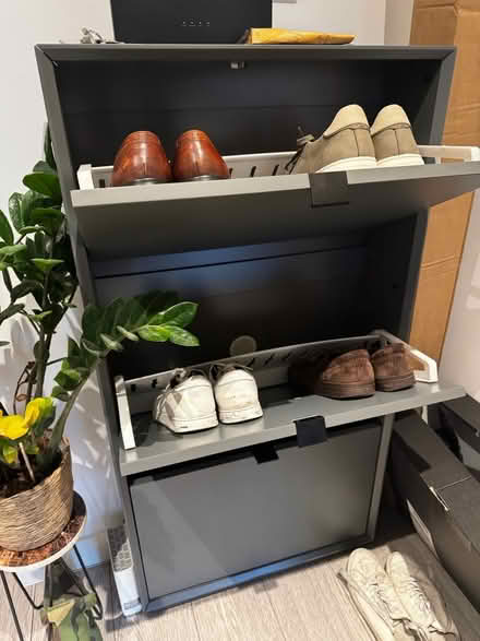 Photo of free Ikea Show Cabinet - Grey (SW11) #1