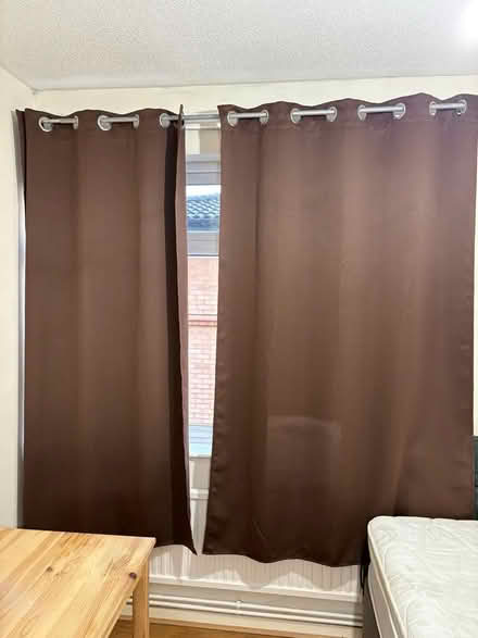 Photo of free Velvet feel brown curtains (Springfield MK6) #3