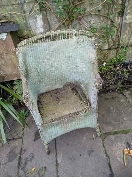 Photo of free Wicker chair (Lambridge Larkhall Bath) #2