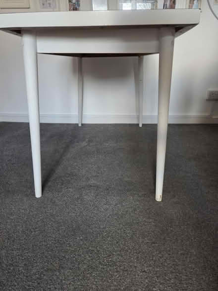 Photo of free White dining table (Tithe Barn Close KT2) #3