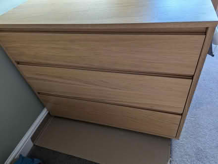 Photo of free M&S Oak chest of drawers (Kenpshott RG22) #1