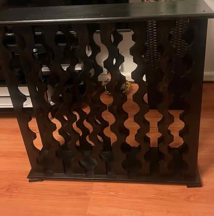 Photo of free Black sturdy wine rack (Grove Park BR1) #1