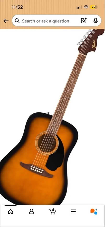 Photo of Left Handed Acoustic Guitar (St. Stephen's CT2) #1