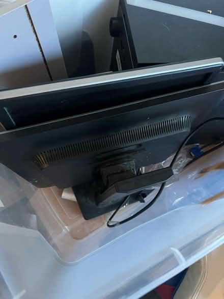 Photo of free Desktop tower and two screens (Stockport SK3) #1