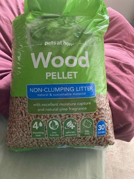 Photo of free Wood pellet cat litter bags, 2 x 30L (Corstorphine EH12) #1