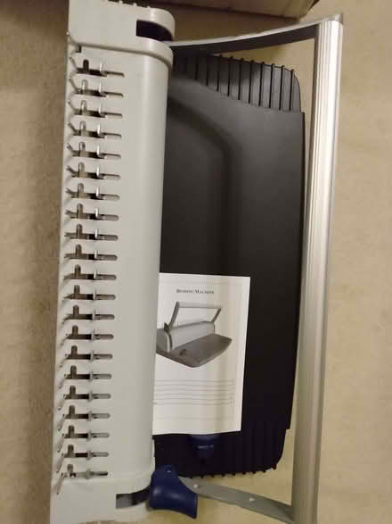 Photo of free Binding machine plus ring binders and covers (Kidlington OX5) #2