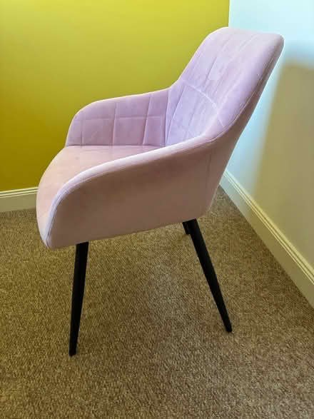 Photo of free Pink, velvet chair (Edinburgh EH17) #2