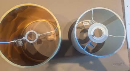 Photo of free Two small lampshades for bedside lamps (Chalkwell SS9) #2