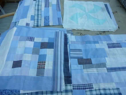 Photo of free King size patchwork quilt unfinished (Emsworth PO10) #2