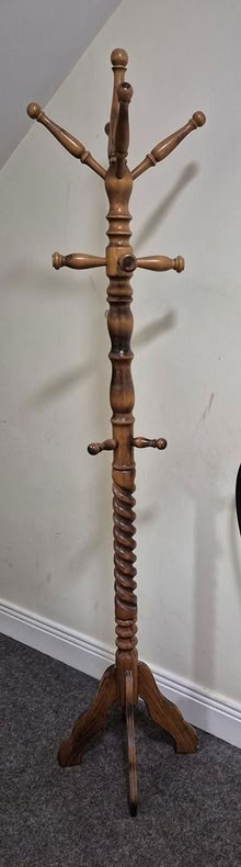 Photo of free Wood coat stand (Ballycullen Dublin 24) #1