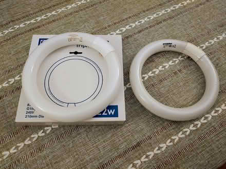 Photo of free 22 Watt 210 mm Circular Fluorescent Tubes x 2 (Southport PR9) #1