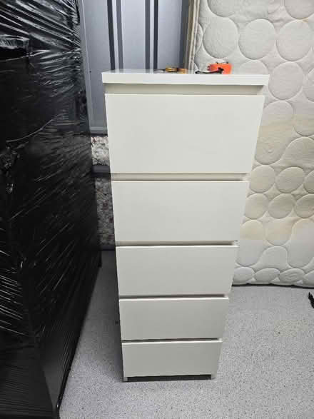 Photo of free Tall ikea chest of drawers white (Enfield EN1) #1