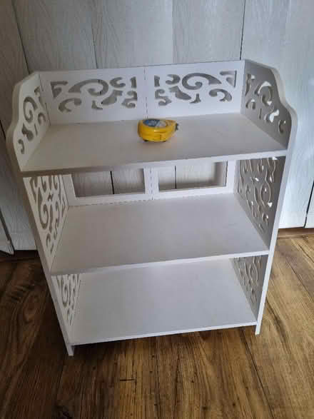 Photo of free Very Small White Shelf Unit (Sunniside NE16) #1