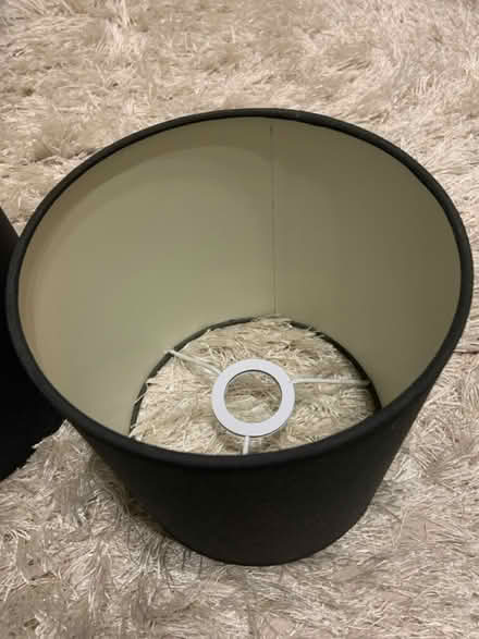 Photo of free 2 x black lampshades (Christchurch) #2