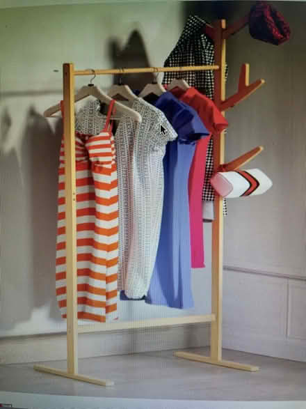 Photo of free Wooden coat rack (Queen's Park BN2) #1