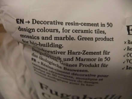 Photo of free Grout cement, 2.5 kg. (Abingdon-on-Thames OX14) #2