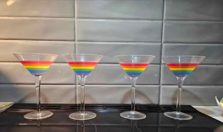 Photo of free Rainbow martini glasses (Roncesvalles) #1