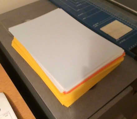 Photo of free Coloured Card A4 (Draycott GL11) #1