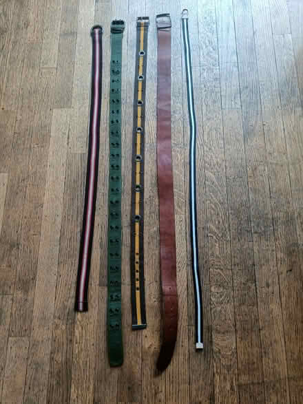 Photo of free 5 x Waist belts. 38in to 42in (Friern Barnet, N11) #1