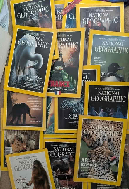 Photo of free National Geographic Magazines (BD16 cottingley) #1
